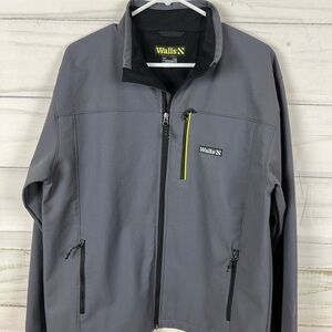 Walls Gray Performance Jacket with Stand-Up Collar